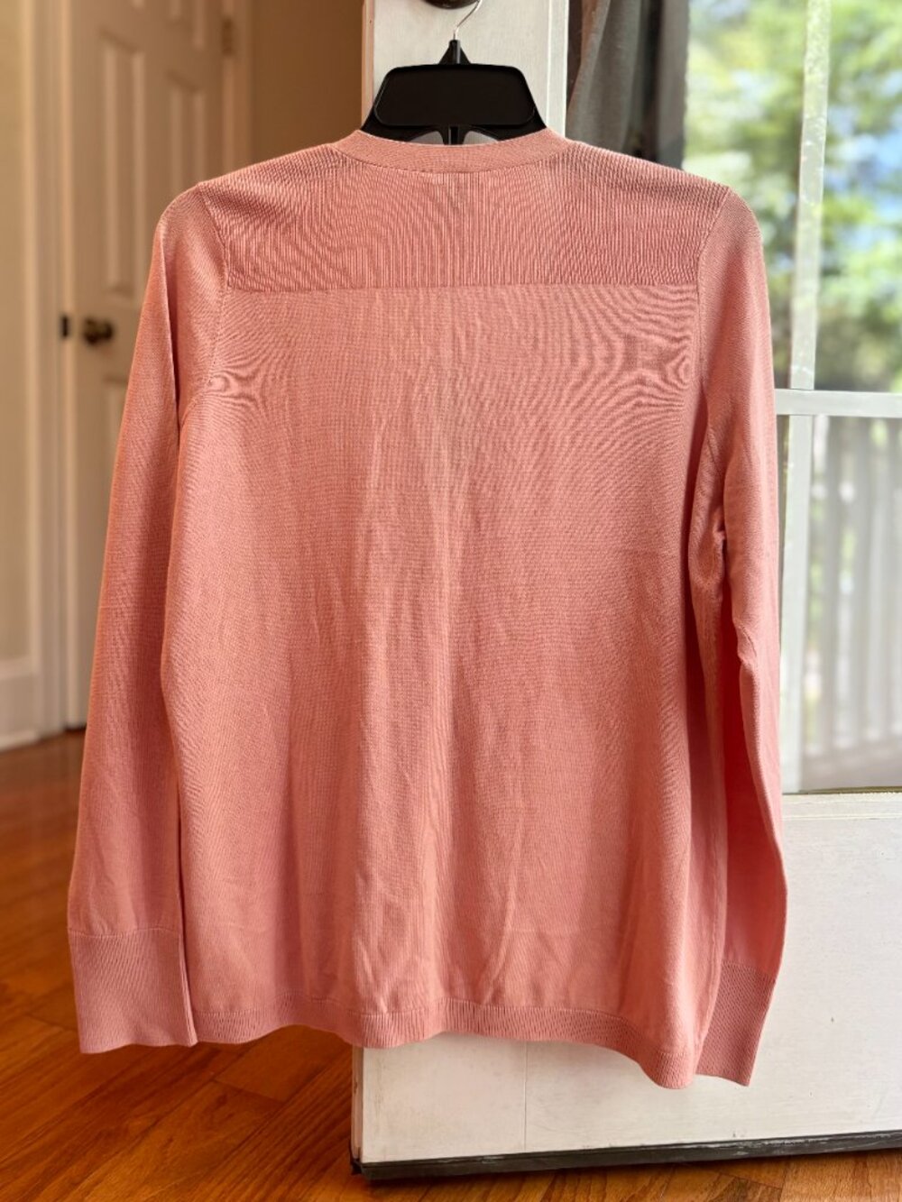 NWT Talbots Dusty Rose Pink Button Front V-Neck Lightweight Cardigan Sweater L - Picture 6 of 10